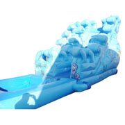 kids inflatable water slide